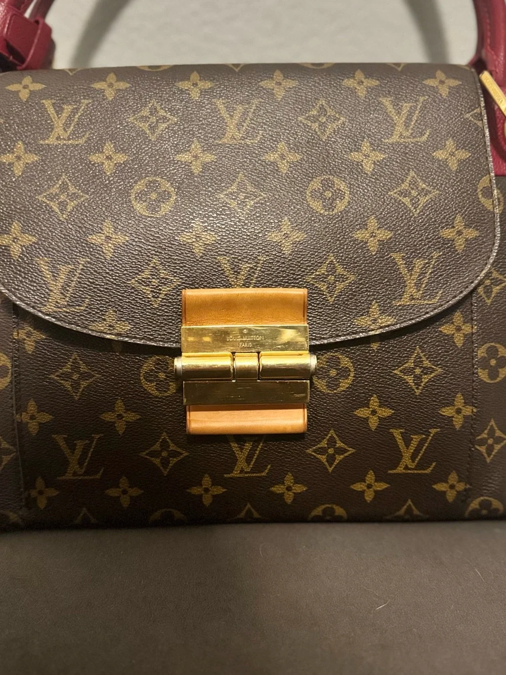 Louis Vuitton Olympe Monogram with Red Trim